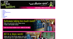 Desktop Screenshot of morethanloftladders.com